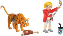 Load image into Gallery viewer, Zoo: Tiger And Visitor
