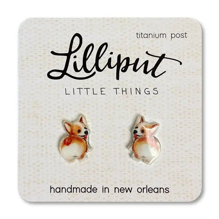 Corgi Earrings