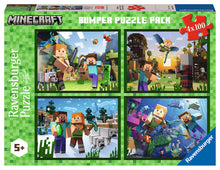 Load image into Gallery viewer, 4x100 PC Minecraft XXL Puzzle