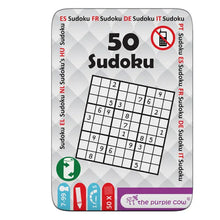 Load image into Gallery viewer, 50 Sudoku Travel Tin