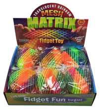 Load image into Gallery viewer, Mesh Matrix Fidget Translucent Rainbow