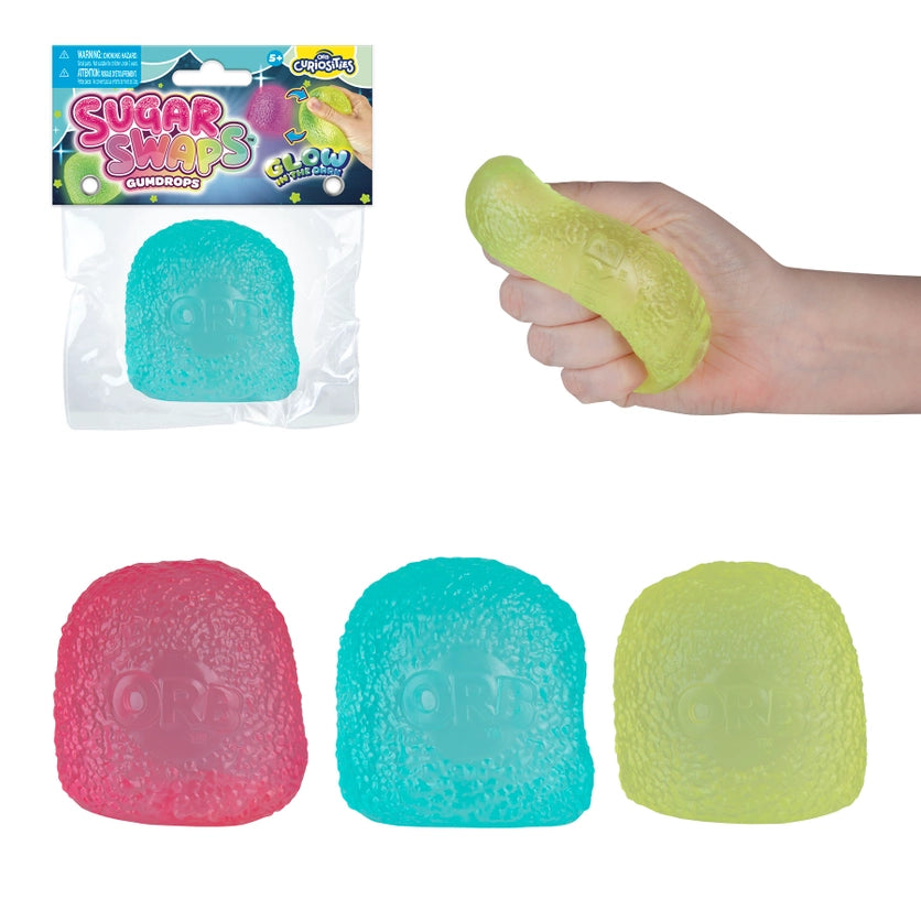 Sugar Swaps Glow In The Dark Squeezy Gumdrops