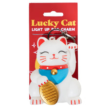 Load image into Gallery viewer, Lucky Cat Light Up Bag Charm