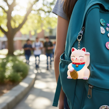 Load image into Gallery viewer, Lucky Cat Light Up Bag Charm
