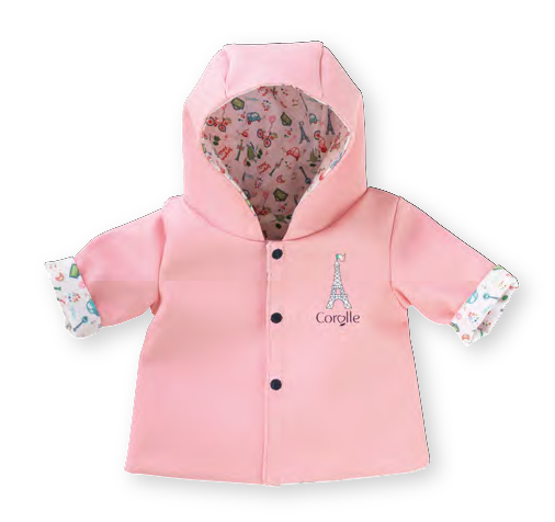 14" Reversible Rain Coat - Weekend In Paris