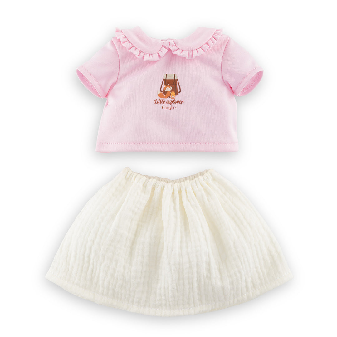 12" T-Shirt & Skirt Little Explorer