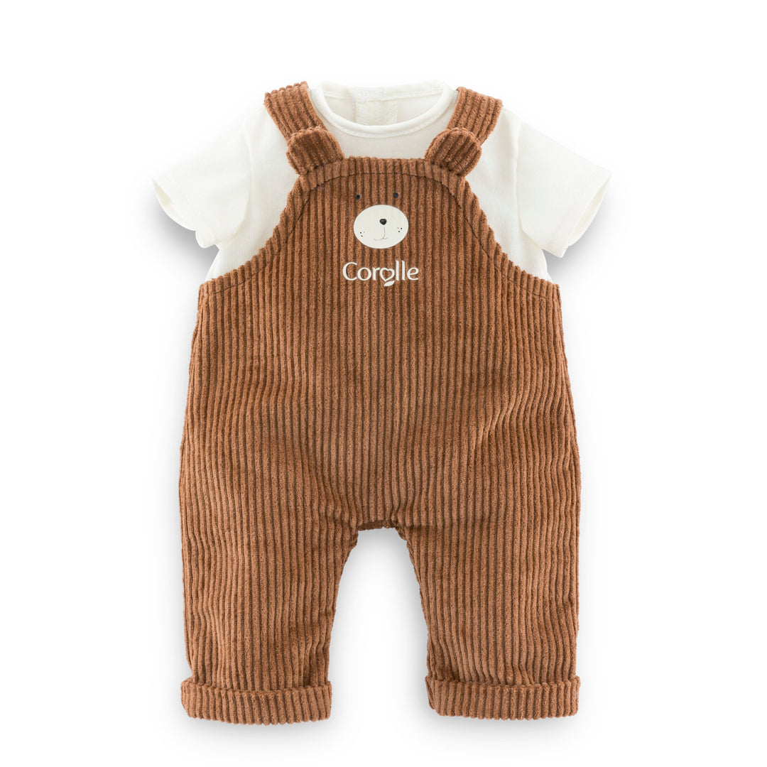 12" Bear Overalls & T-Shirt Little Explorer