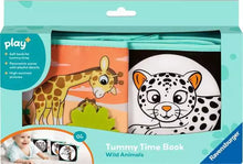 Load image into Gallery viewer, Play+ Tummy Time Book Wild Animals