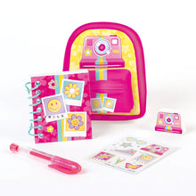 Load image into Gallery viewer, Retro Gamer Mini Backpack Keychain With Stationery