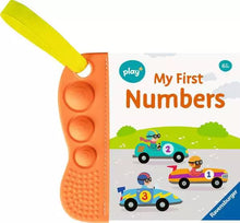 Load image into Gallery viewer, Play+ Flip &amp; Pop First Numbers Silicone Book