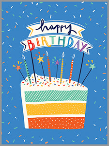 Cake Slice Birthday Enclosure Card