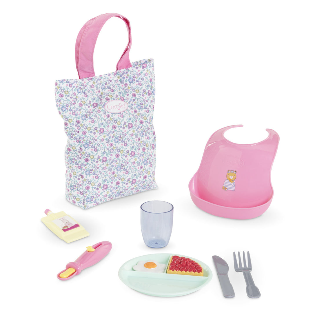 Large Mealtime Set Flowered