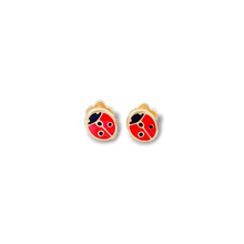 Load image into Gallery viewer, Lady Bugs Kids Earrings