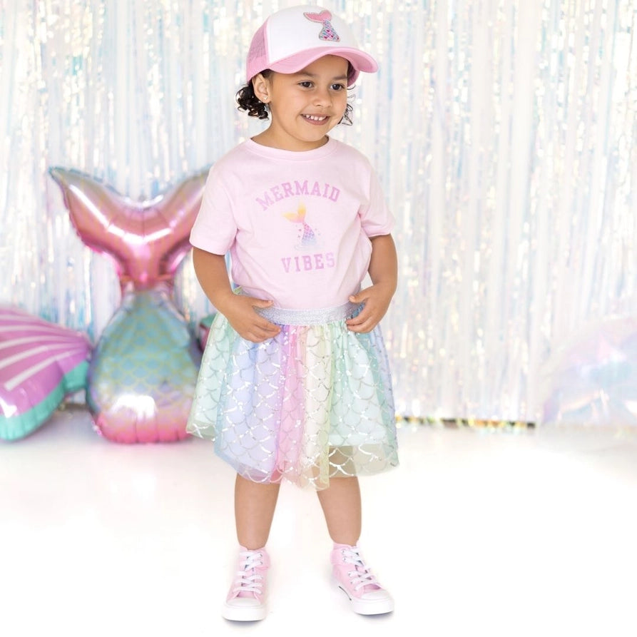Rainbow Mermaid Tutu Skirt Size 2-4
