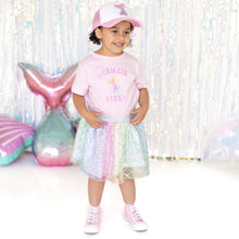 Load image into Gallery viewer, Rainbow Mermaid Tutu Skirt Size 2-4