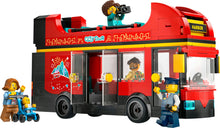 Load image into Gallery viewer, City Red Double-Decker Sightseeing Bus