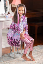 Load image into Gallery viewer, The 5th Avenue Purple Pailette Cape