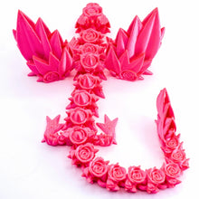 Load image into Gallery viewer, 13 Inch Metallic Neon Pink Rosewing Dragon Fidget