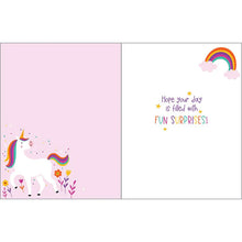 Load image into Gallery viewer, Magical Unicorn Birthday Card