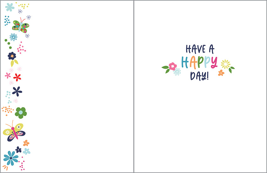 Sweet Flowers Birthday Card