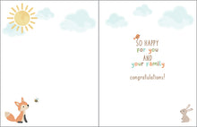 Load image into Gallery viewer, Forest Animal Tree Baby Card
