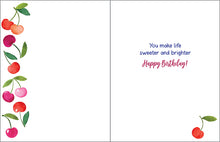 Load image into Gallery viewer, Sweet Cherries Birthday Card