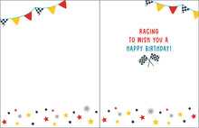 Load image into Gallery viewer, Racetime Birthday Card