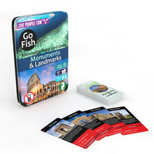 Load image into Gallery viewer, Go Fish Monuments &amp; Landmarks Travel Tin