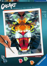 Load image into Gallery viewer, CreArt Polygon Tiger
