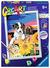 Load image into Gallery viewer, CreArt Sunset Paw-Fection With Glitter