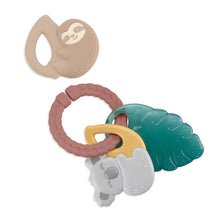 Load image into Gallery viewer, Tropical Itzy Keys Texture Ring With Teether &amp; Rattle