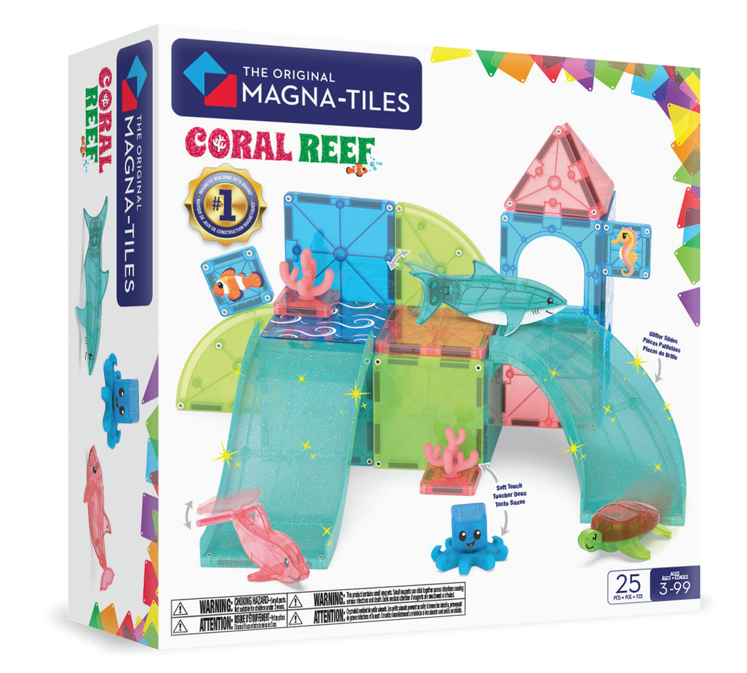 25 PC Coral Reef Magnatiles