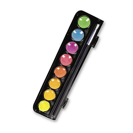 *Neon Glow Watercolor Paint Discs