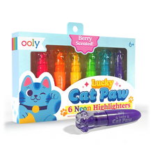 Load image into Gallery viewer, Lucky Cat Paw: Neon Hightlighters - Berry Scent