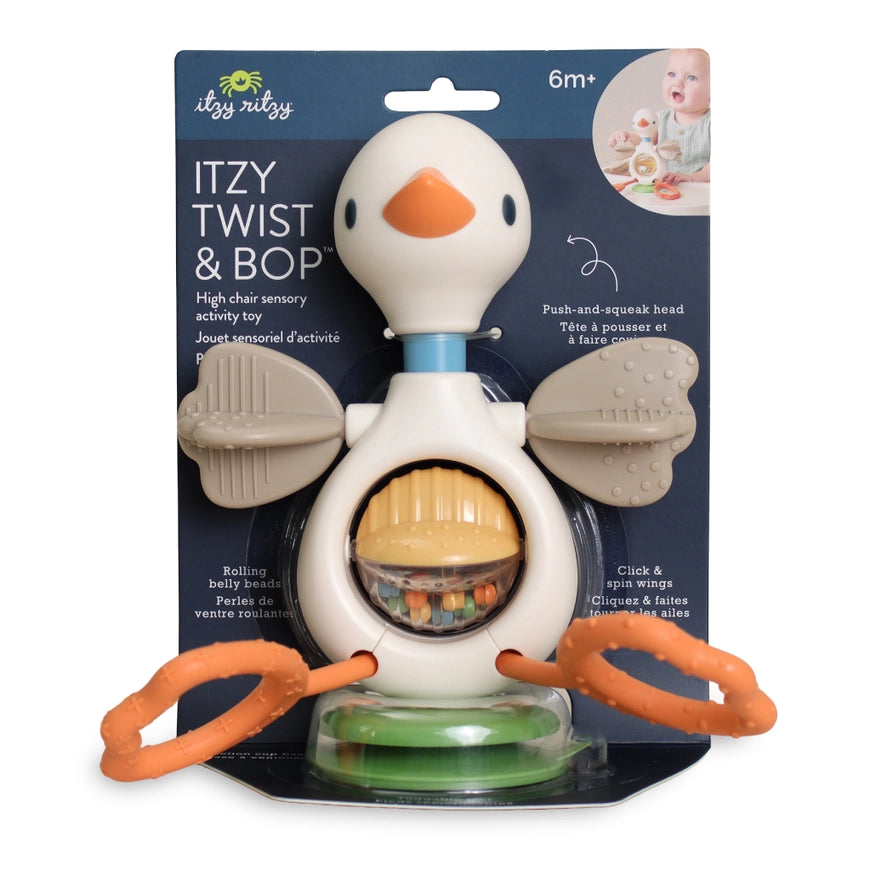 Itzy Twist & Bop Goose High Chair Toy
