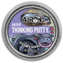 Load image into Gallery viewer, Mini Pygmy Hippo Thinking Putty