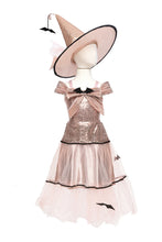 Load image into Gallery viewer, Glam Witch Dress With Hat Size 5-6