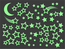 Load image into Gallery viewer, Starry Night Everyday Glow In The Dark Wall Stickers
