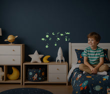 Load image into Gallery viewer, Space Everyday Glow In The Dark Wall Stickers