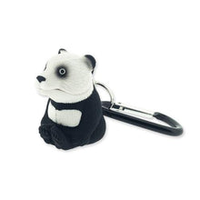 Load image into Gallery viewer, Wildlight Animal Panda Bear Carabiner Flashlight