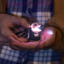 Load image into Gallery viewer, Wildlight Animal Panda Bear Carabiner Flashlight