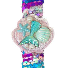 Load image into Gallery viewer, Mermaid Sequin Slap Band