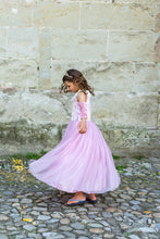 Load image into Gallery viewer, Velvety Soft Sleeping Sweetheart Gown With Arm Warmers Size 5-6
