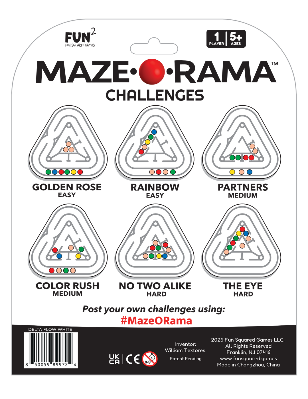 Maze-O-Rama Delta Flow White