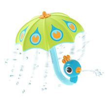 Load image into Gallery viewer, Fill "N' Rain Peacock Umbrella Green