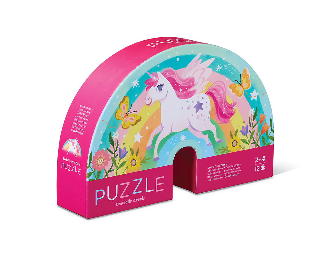 12 PC Sweet Unicorn Mini Puzzle