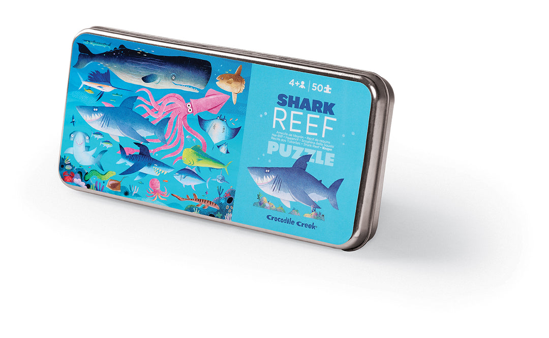 50 Piece Shark Reef Tin Puzzle