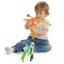 Load image into Gallery viewer, Funny Bones Light Up Flexible Accordion Skeleton With Suction Cups