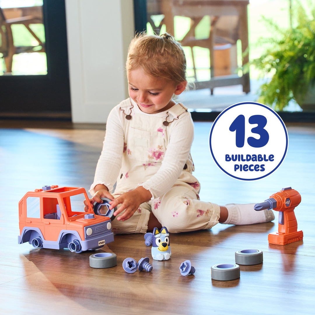 Bluey Build A Buddy Motorized Car And Drill