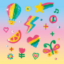 Load image into Gallery viewer, Paint &amp; Peel Jelly Stickers Glitter Goals